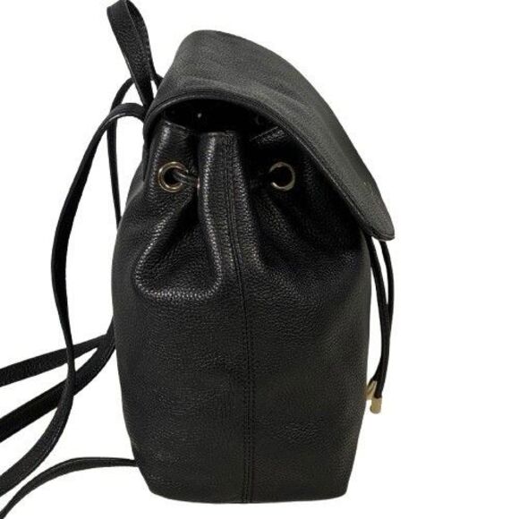 Kate Spade Backpack Purse Mulberry Street Small Breezy Black Pebbled Leather Bag - Picture 4 of 16